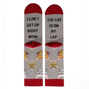 🐱 New! The Cat Is On My Lap Socks